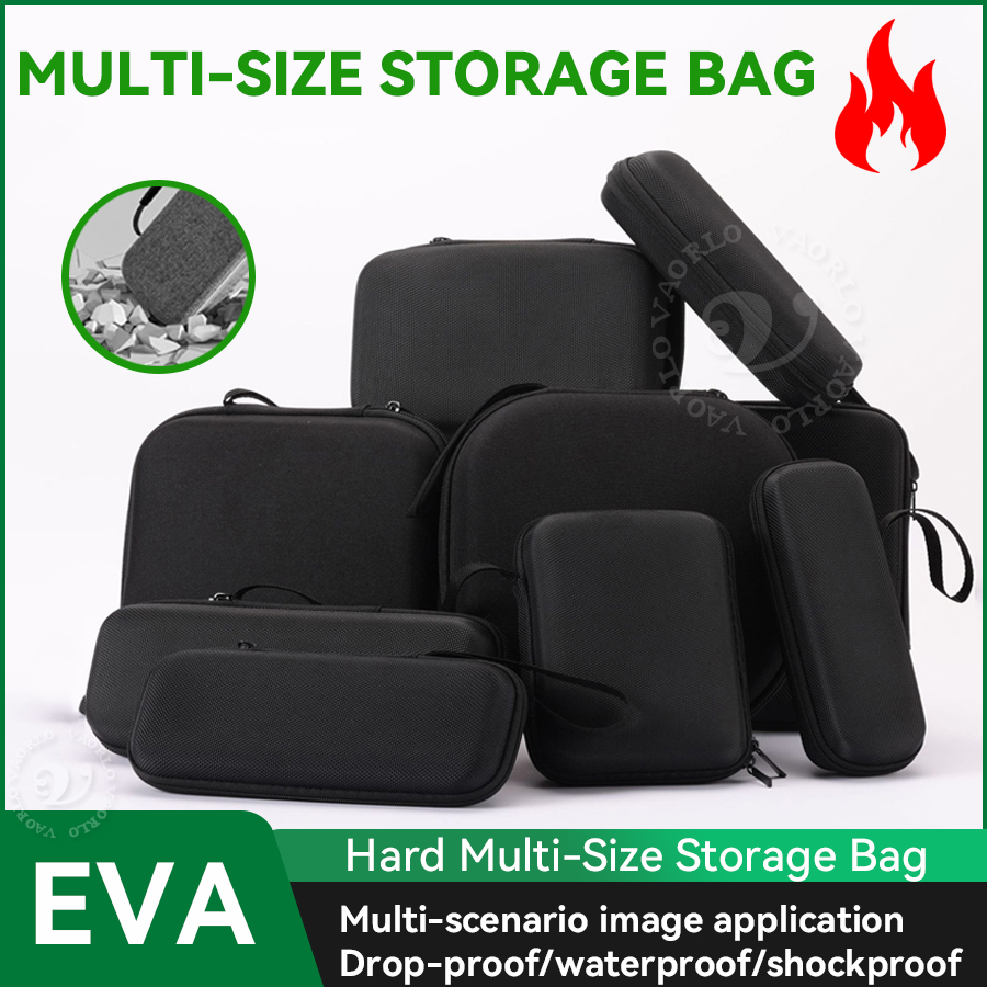 Tech Accessories Bag - Earphone Data Storage Bag Oval Square