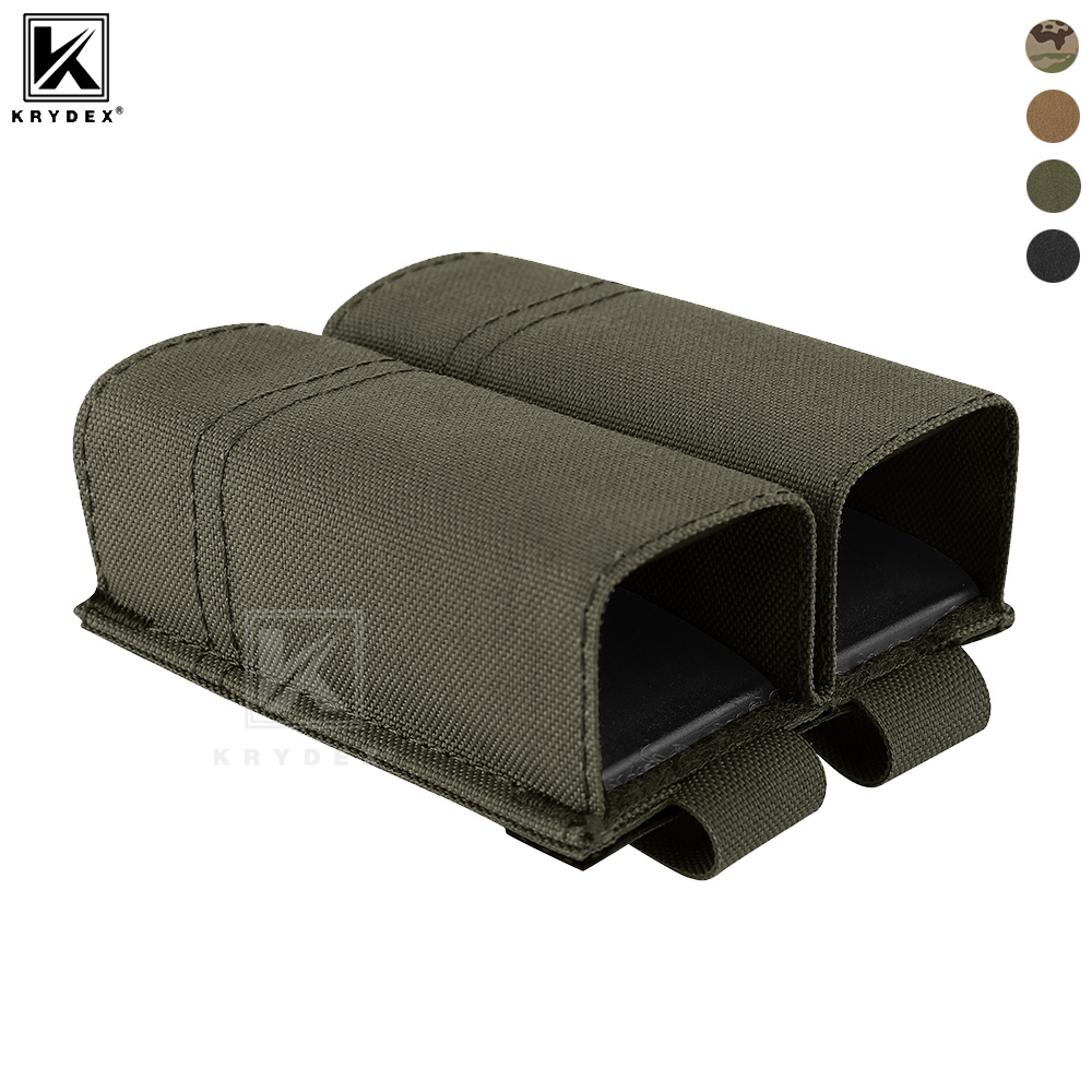 Tech Accessories Pouch - KRYDEX Tactical Double Magazine Pouch Molle