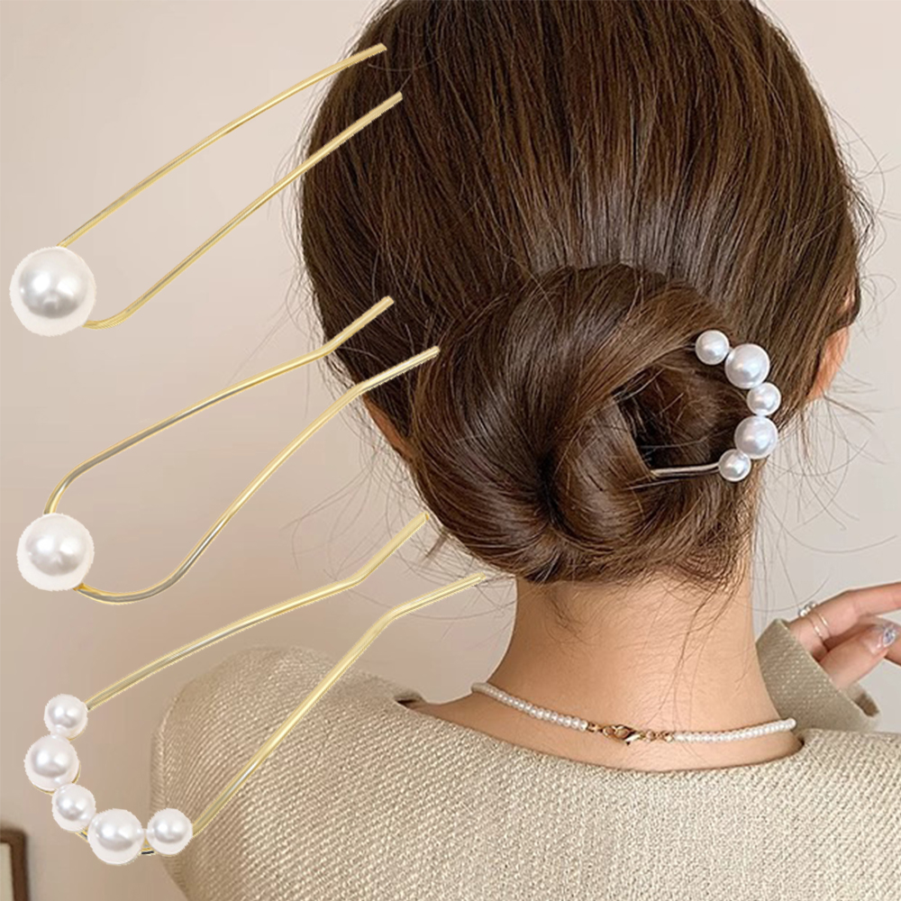Tech Accessories For Women - New Metal Vintage U Shape Hairpin