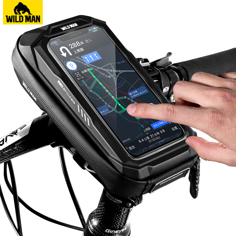 Tech Accessories Bag - WILD MAN Rainproof Bicycle Front Top