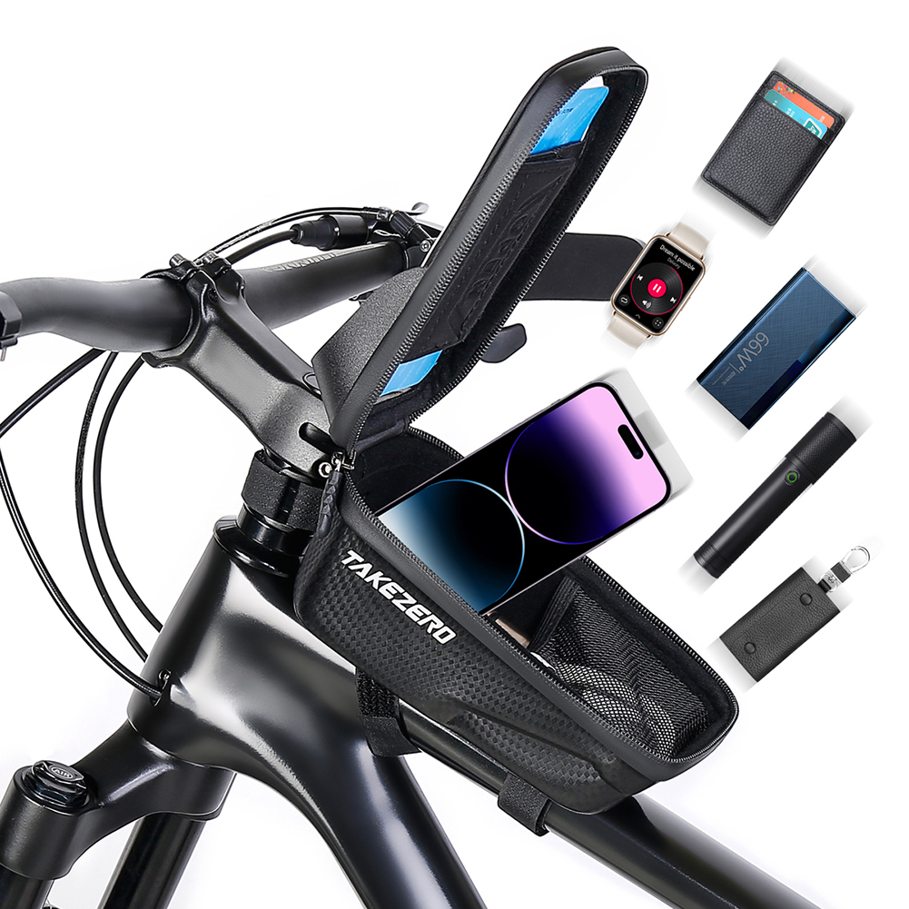 Tech Accessories Bag - Bicycle Bag Waterproof Touch Screen Cycling