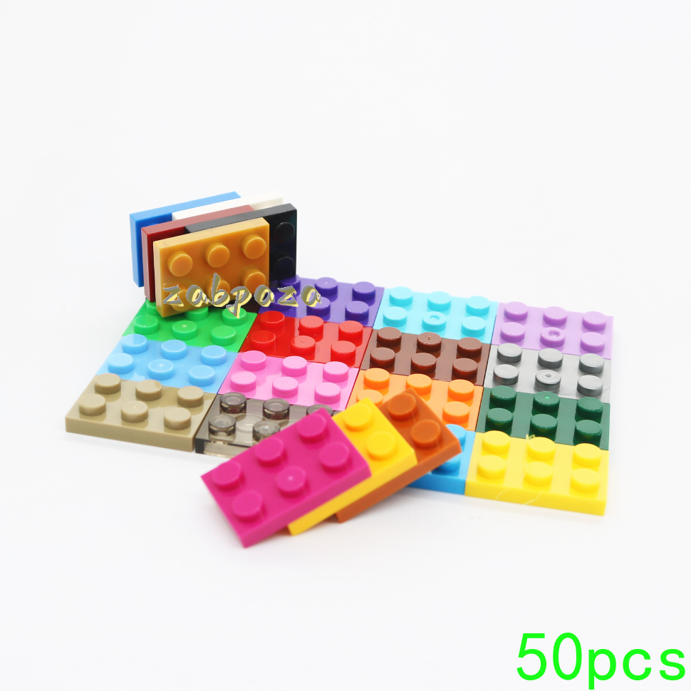 Tech Accessories For Kids - 50PCS MOC 3021 2x3 Plate Building