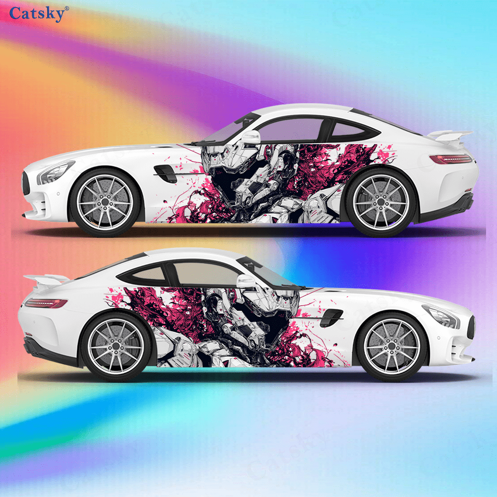 Tech Accessories To Gift - High-tech Mecha Color Splash Car Side