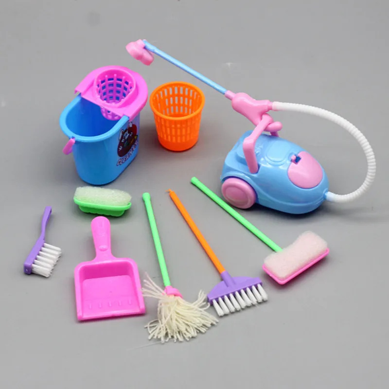 9PCS Miniature Doll House Clea - đánh giá và giá Tech House Accessories