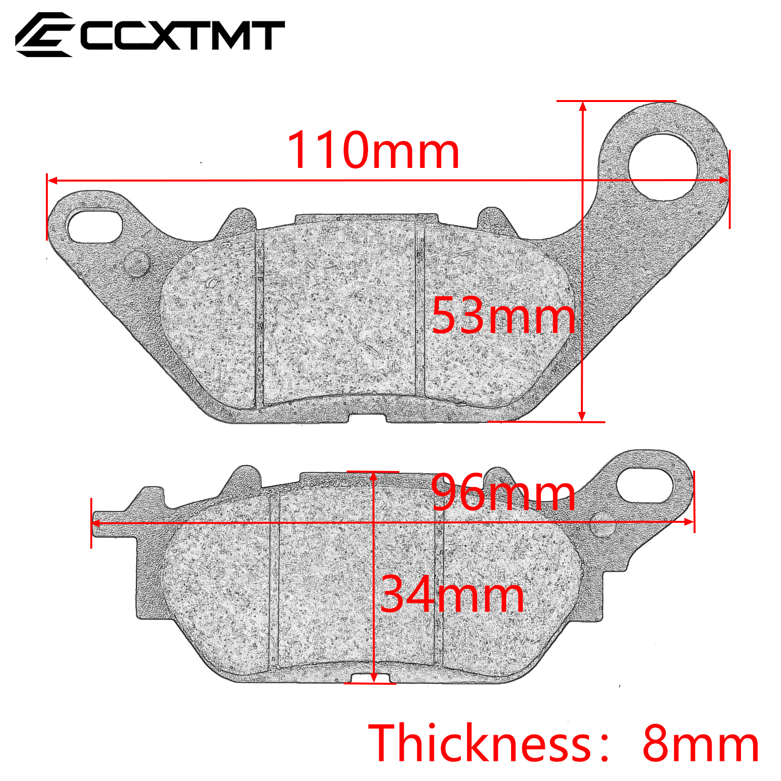Motorcycle Rear Brake Pads for - đánh giá và giá Tech X