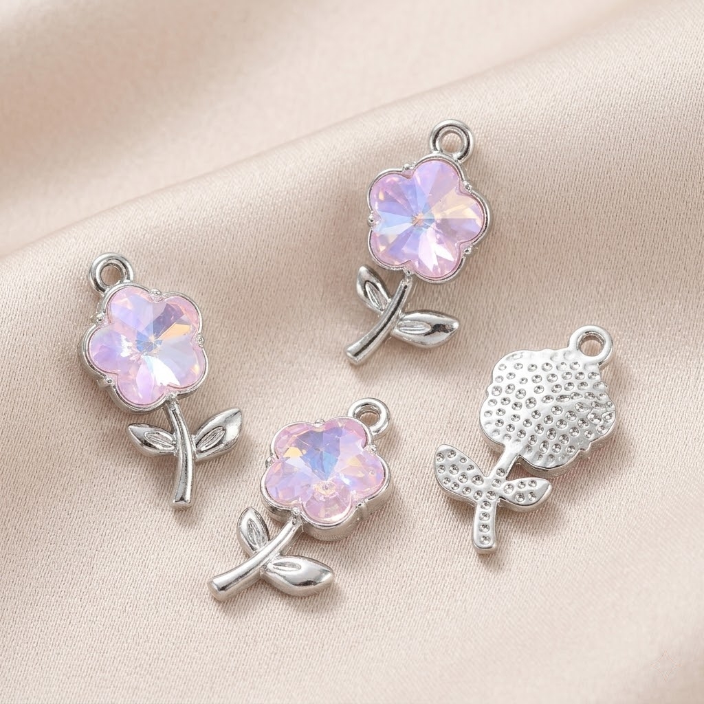 10pcs Purple Pink Heart Enamel - đánh giá và giá Y2K Tech Accessories