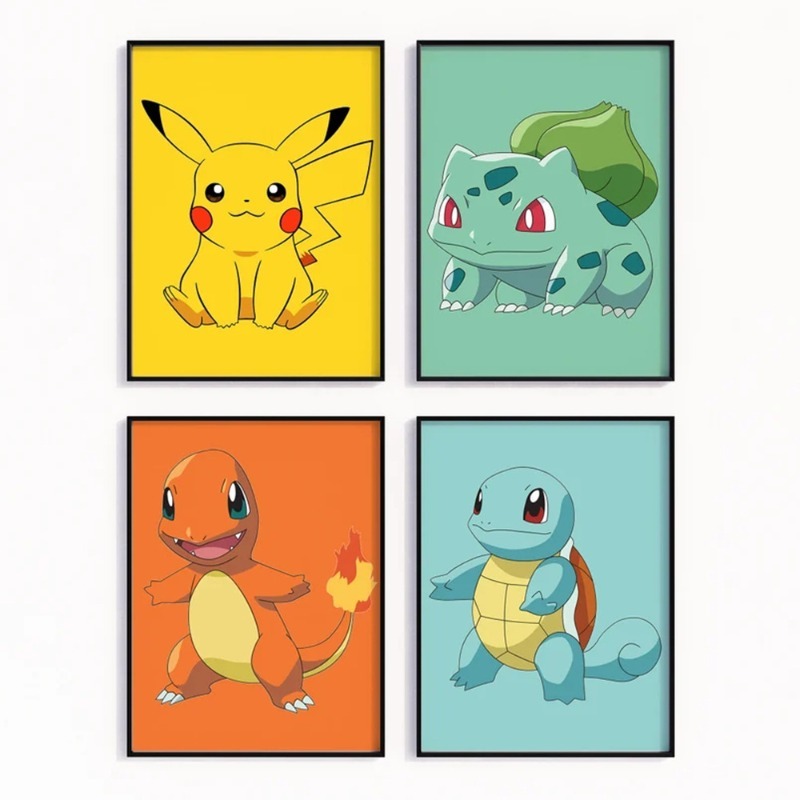 Cartoon Anime Poster Pokemon P - đánh giá và giá Tech Home Accessories