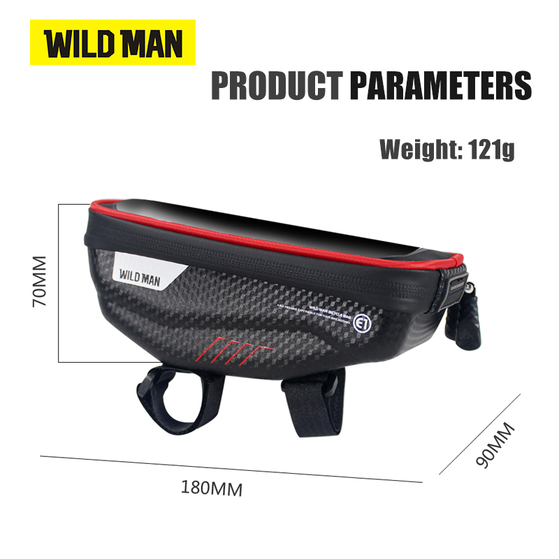 WILD MAN Bicycle Bag 6.0 Inch  - đánh giá và giá Tech Accessories Bag