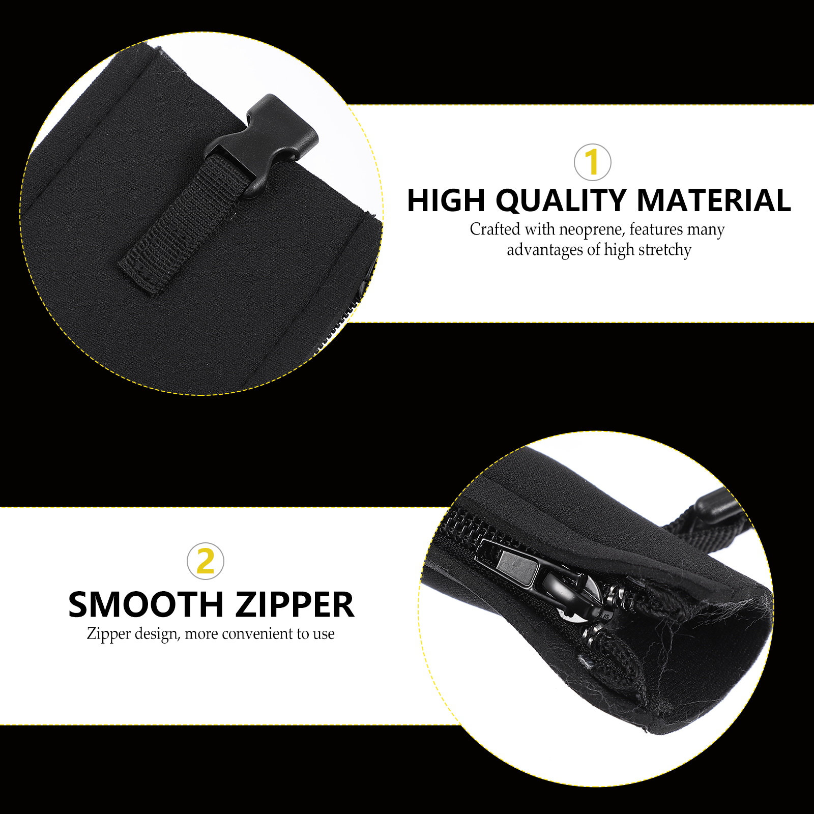 4Pcs Neoprene Cable Organizer  - đánh giá và giá Cable Sleeve Neoprene