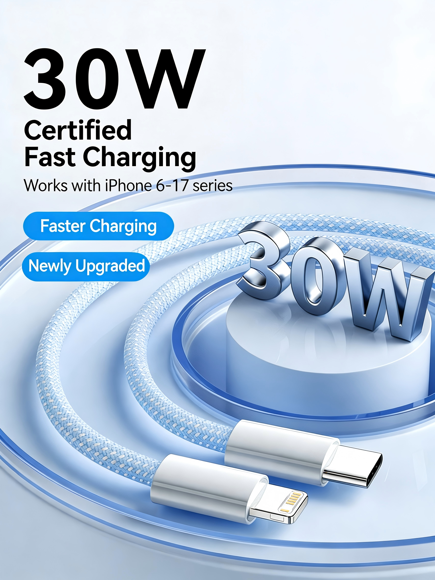 3PCS PD 30W USB Cable For iPho - đánh giá và giá Tech Accessories Apple