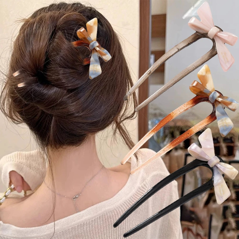 1 piece, sweet bow U-shaped ha - đánh giá và giá Tech Accessories For Women