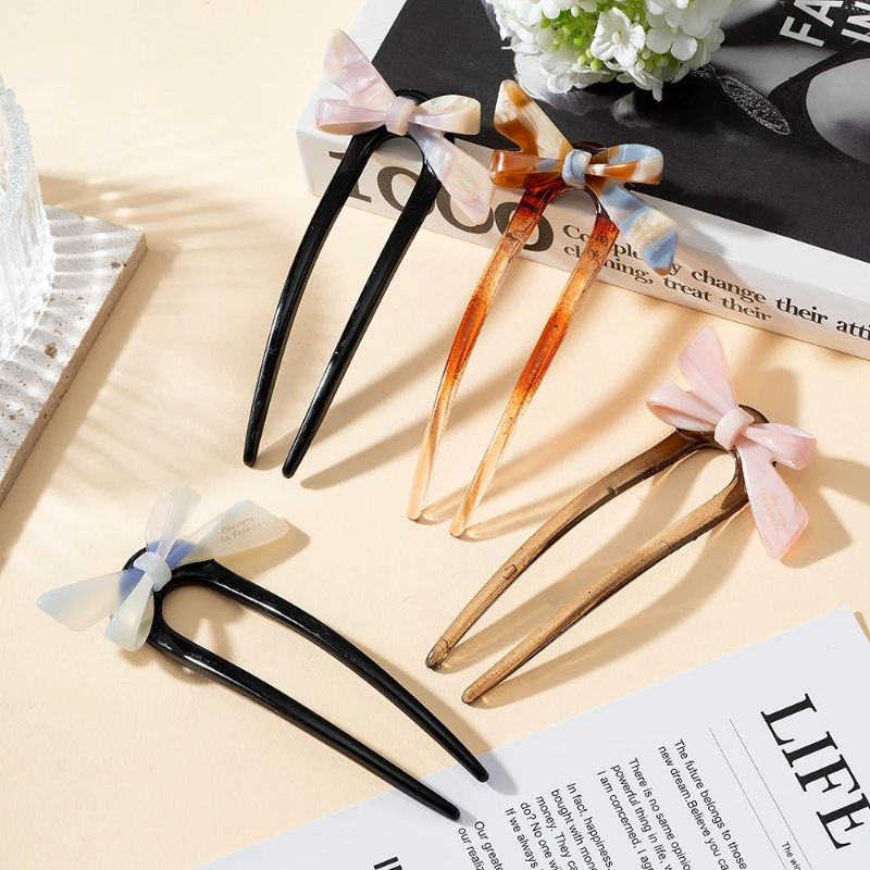 1 piece, sweet bow U-shaped ha - đánh giá và giá Tech Accessories For Women