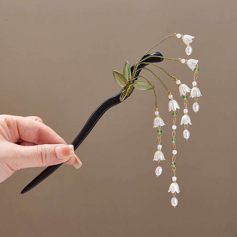 Wooden Flower Hairpin Vintage  - đánh giá và giá Tech Accessories For Women