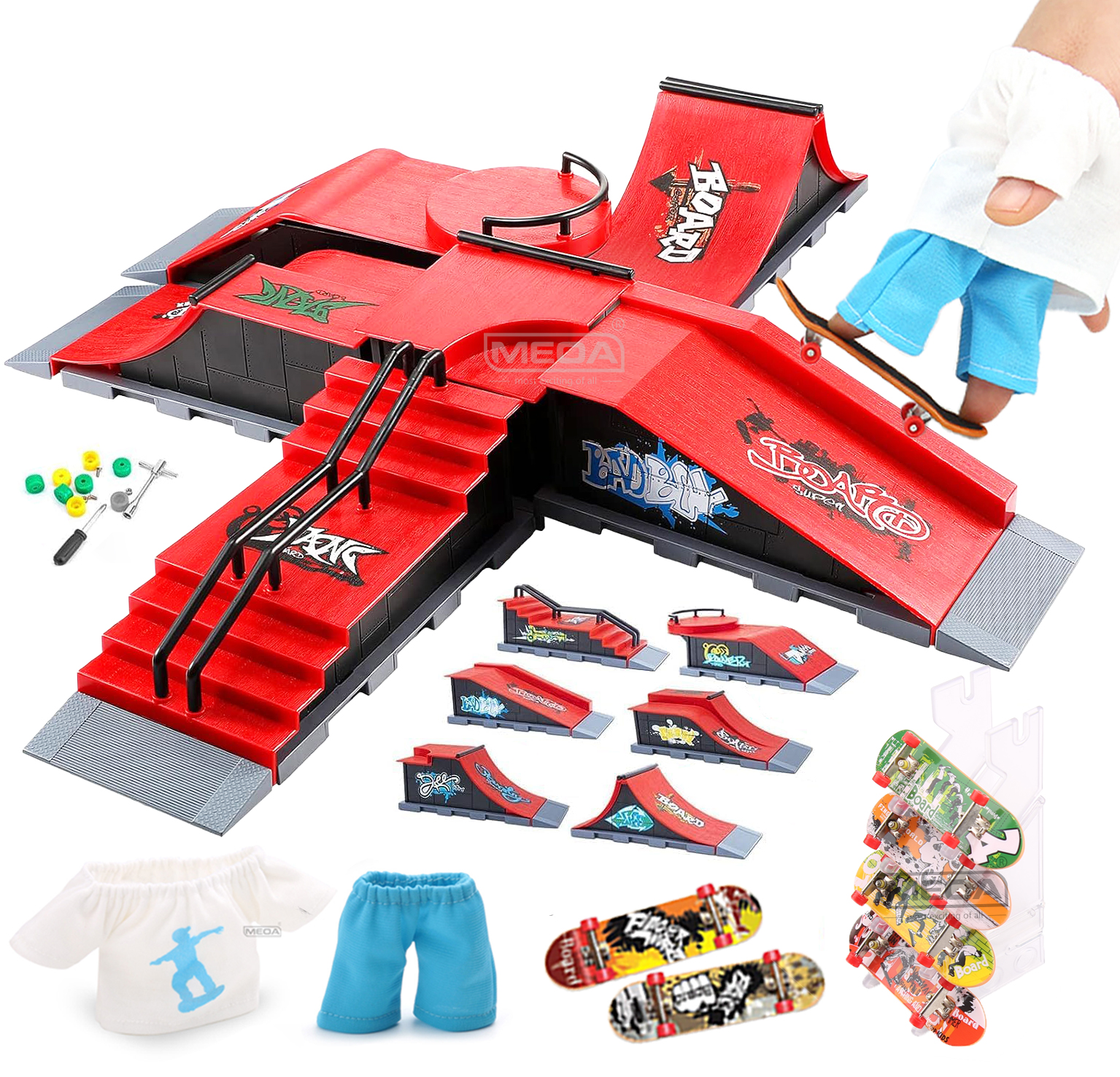 DIY Finger Skatepark 6-in-1 Se - đánh giá và giá Tech Accessories For Kids