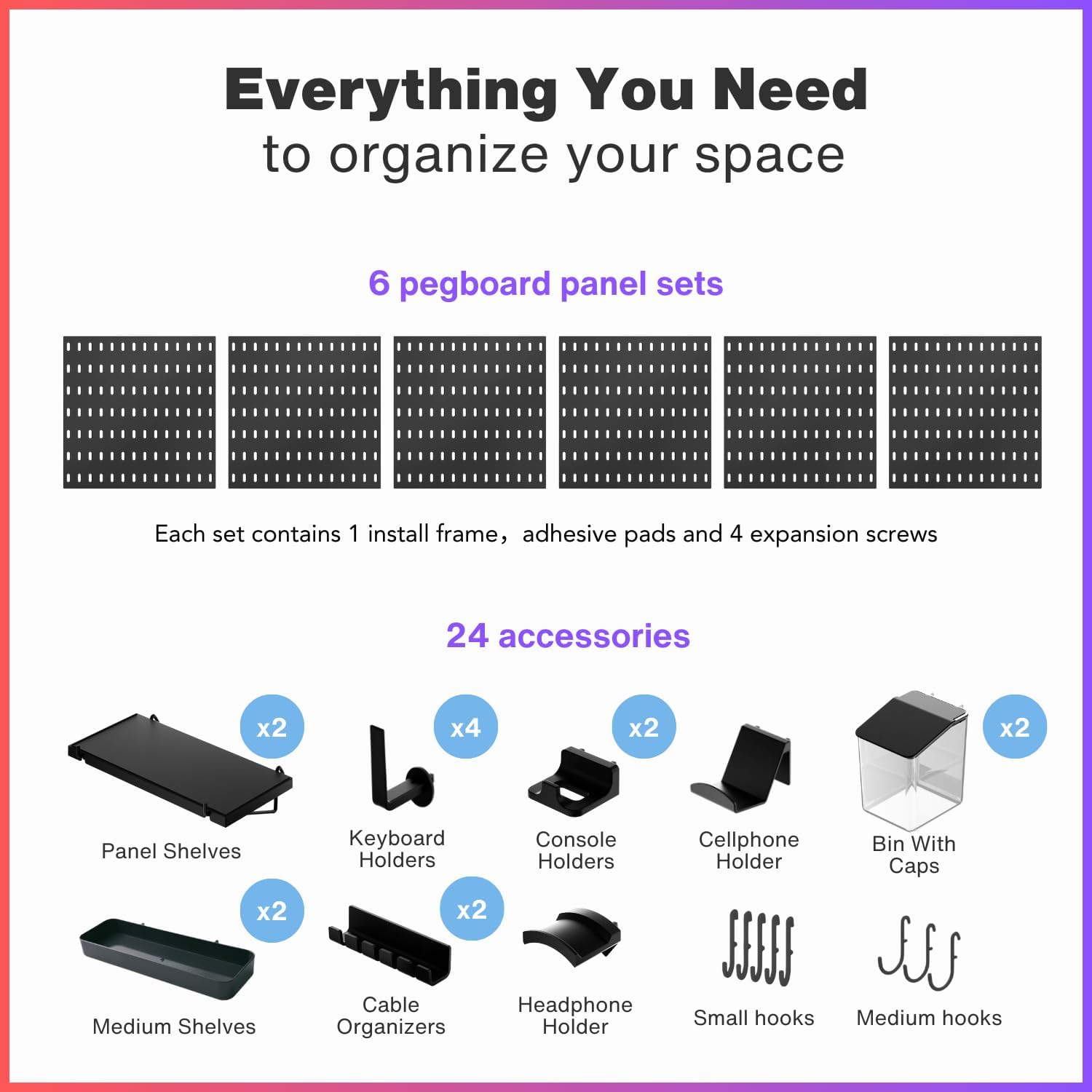 Peg Board Wall Organizer for G - đánh giá và giá Tech Accessories Images