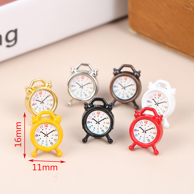 1PC 1:12 Scale Alarm Clock Dol - đánh giá và giá Tech Home Accessories