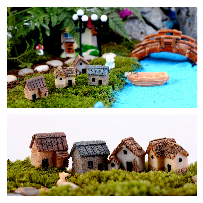 10Pcs Mini Small House Figurin - đánh giá và giá Tech House Accessories