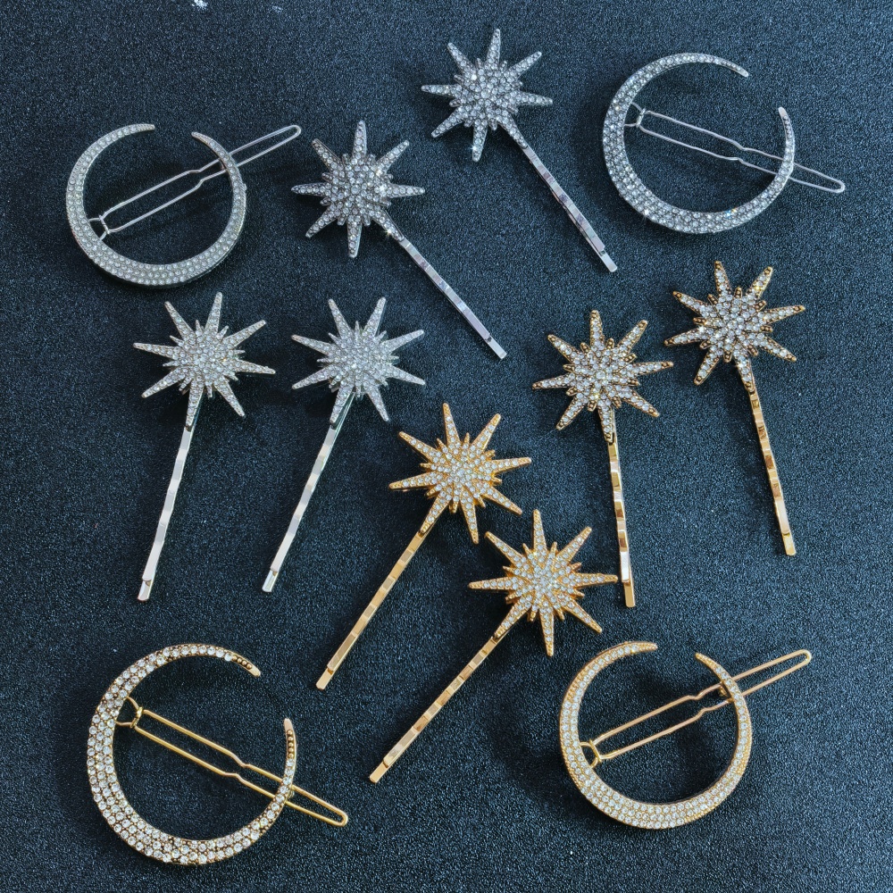 3/4 pcs set Crystal Star Hairp - đánh giá và giá Tech Accessories For Women