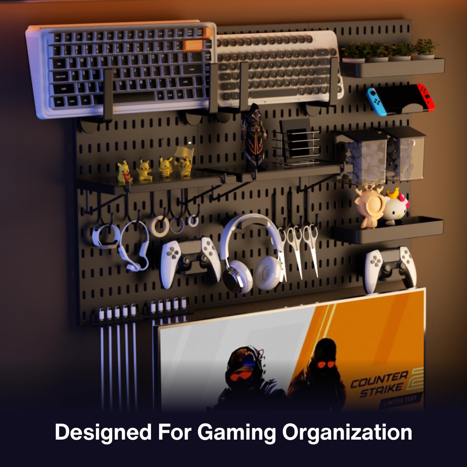 33x22 Inch Black Peg Board Org - đánh giá và giá Tech Accessories Images