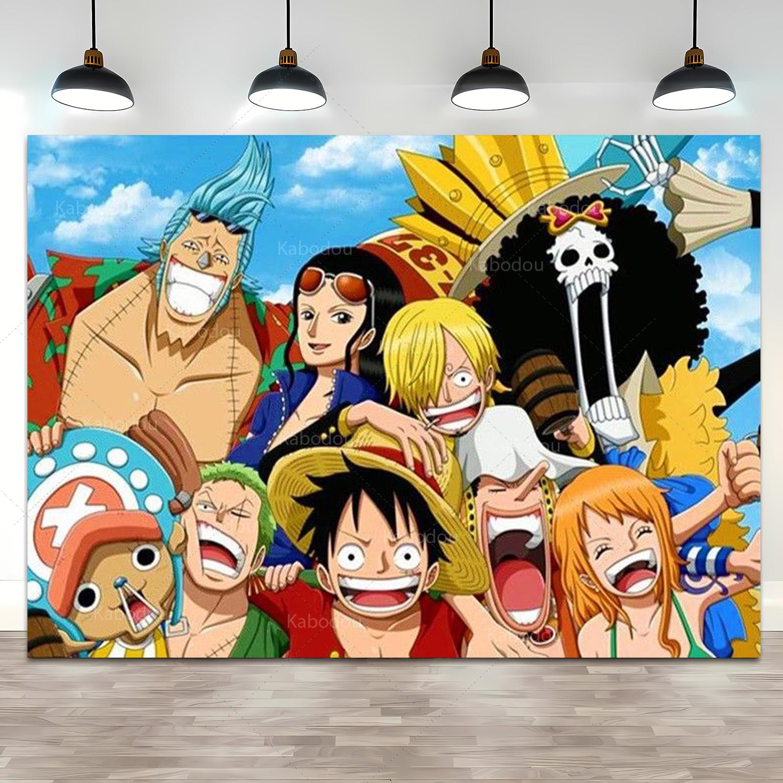 Anime One Piece Luffy Backdrop - đánh giá và giá Tech Home Accessories