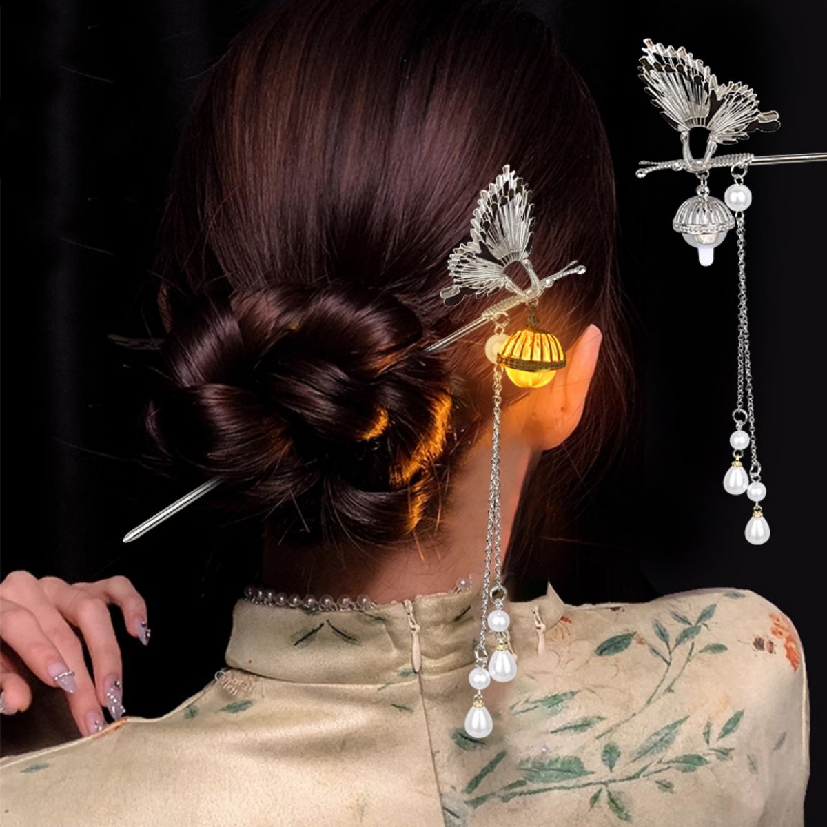 Luminous Flower Hairpin For Wo - đánh giá và giá Tech Accessories For Women