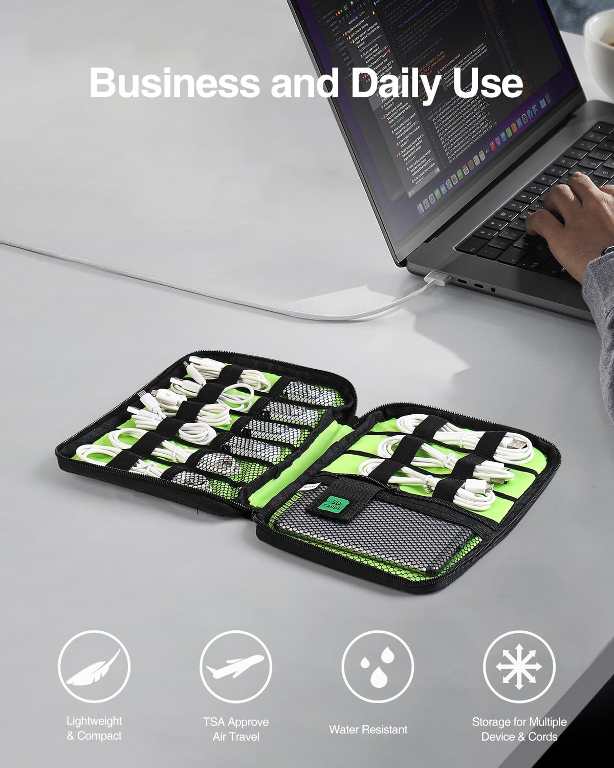 Travel Cable Organizer Bag, Fl - đánh giá và giá Tech Accessories Bag