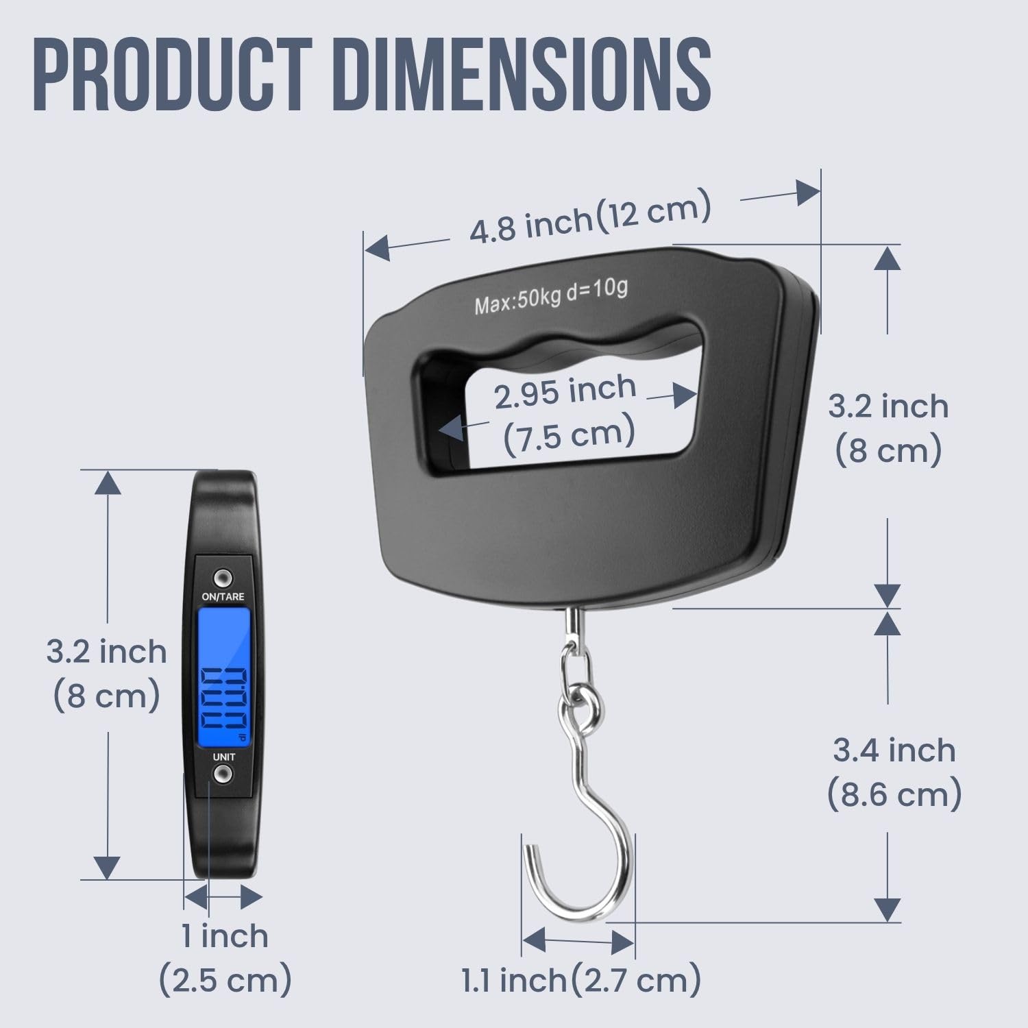 50Kg 10g Luggage Weight Scale, - đánh giá và giá Tech Home Accessories