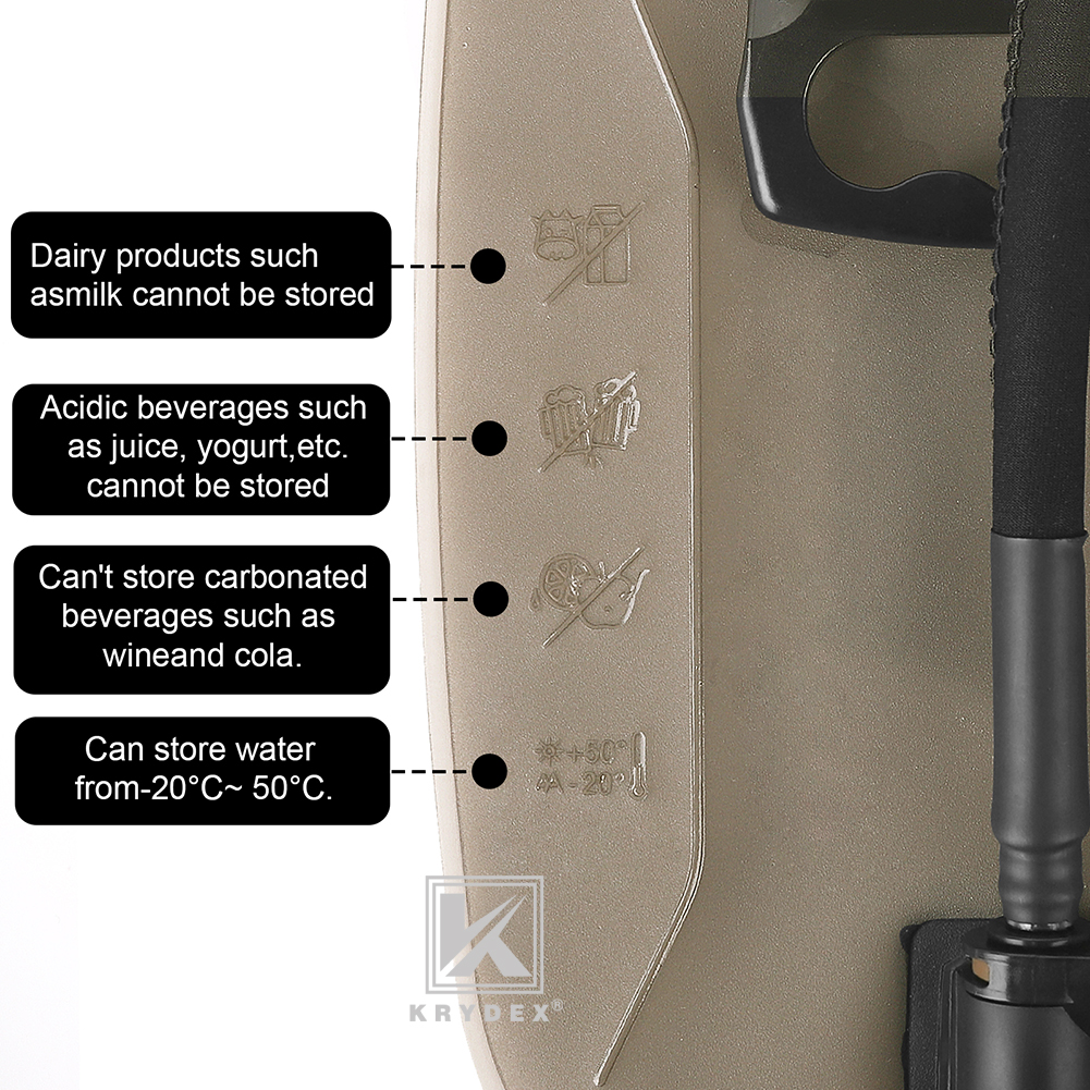 KRYDEX Tactical 1.5L 50oz Hydr - đánh giá và giá Tech Accessories Pouch