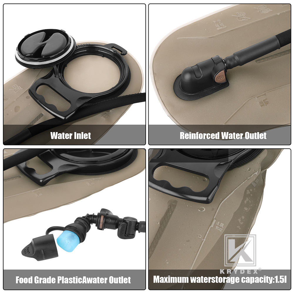 KRYDEX Tactical 1.5L 50oz Hydr - đánh giá và giá Tech Accessories Pouch