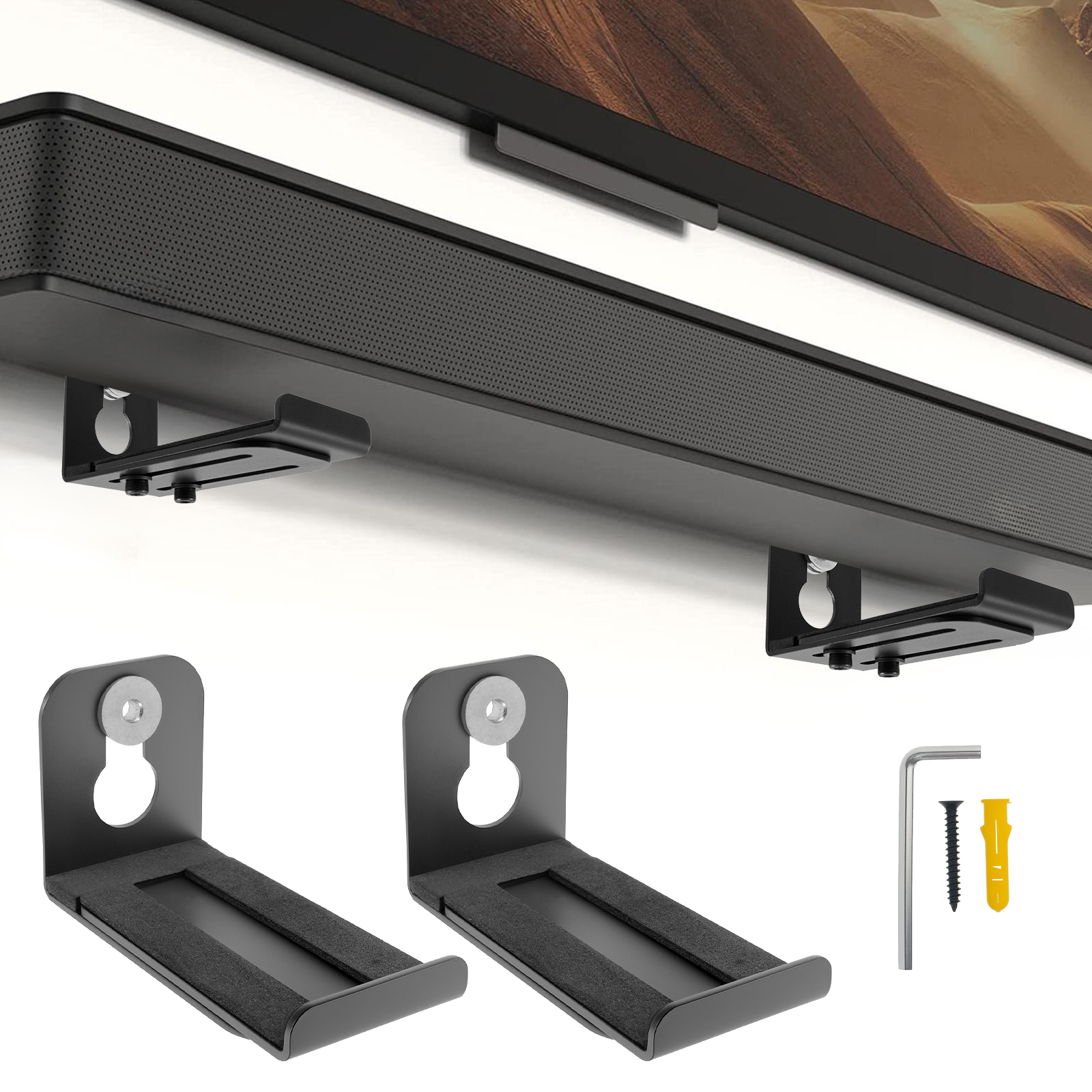 2Pcs Soundbar Speaker Stands W - đánh giá và giá Tech Home Accessories