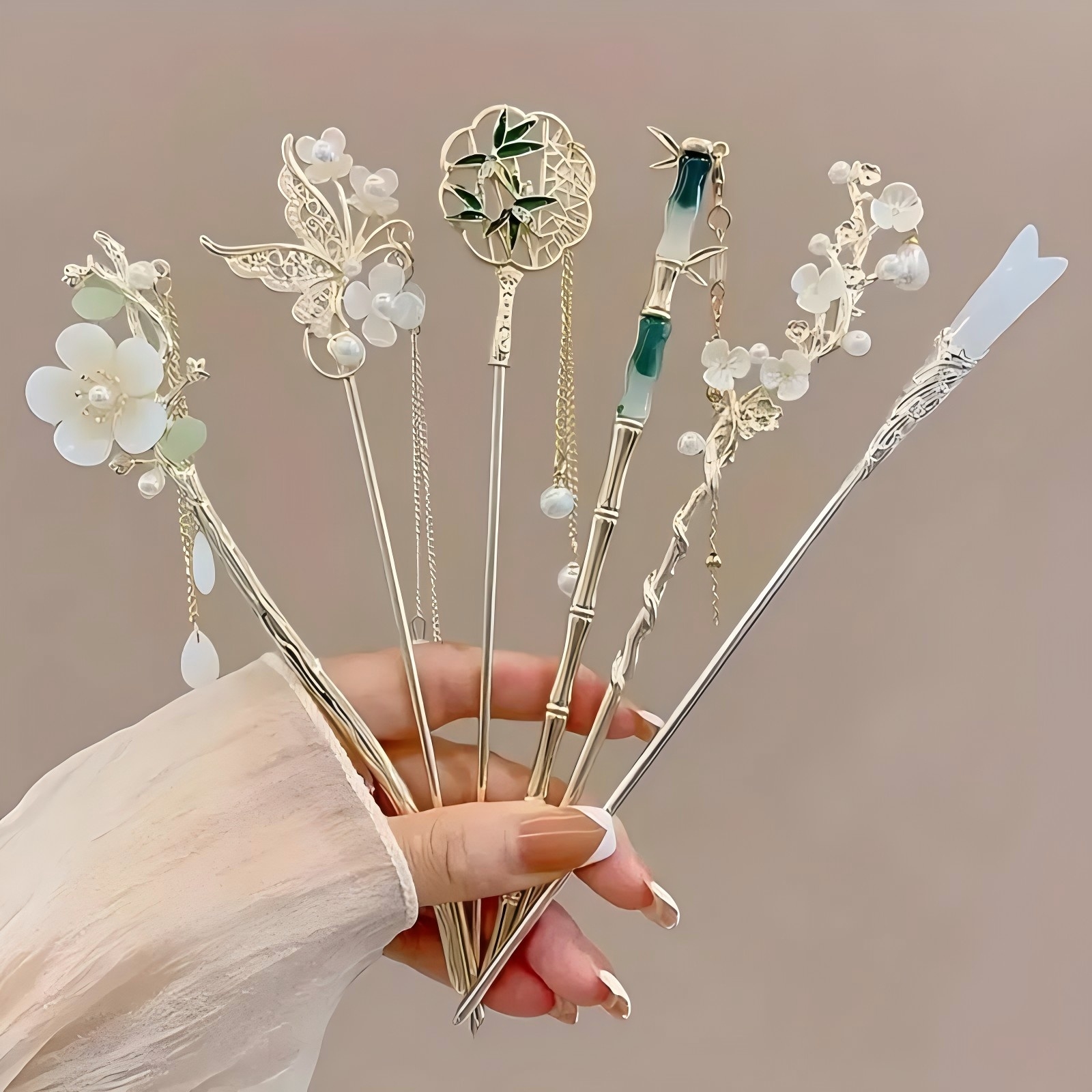 1/6pcs Elegant Chinese Style T - đánh giá và giá Tech Accessories For Women