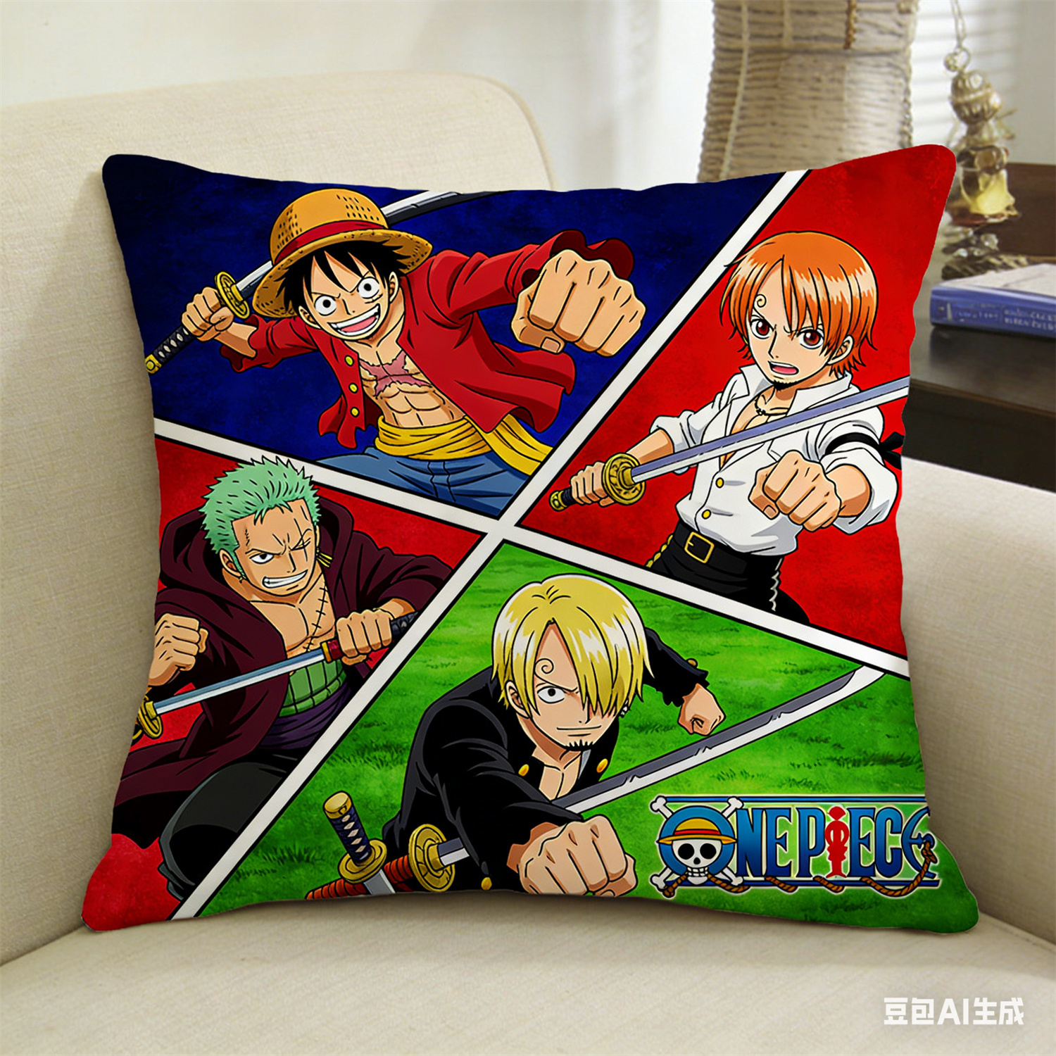 One Piece Pillow Cover, Anime  - đánh giá và giá Tech Home Accessories