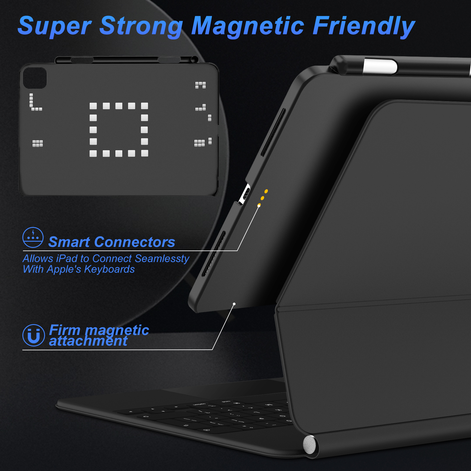 GOOJODOQ Magnetic Case for iPa - đánh giá và giá Pen Holder Magnetic