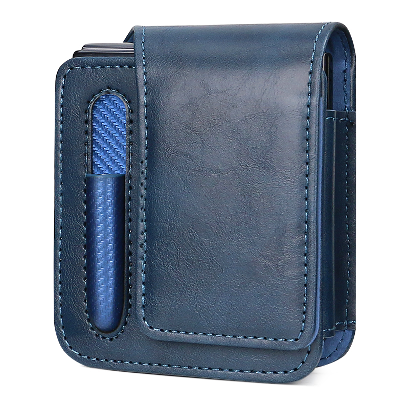 PU Leather Flip Mobile Phone B - đánh giá và giá Pen Holder Magnetic