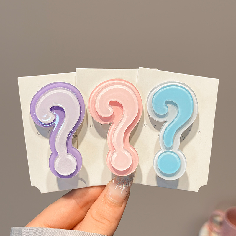 4Pcs Cute Question Mark Acryli - đánh giá và giá Y2K Tech Accessories