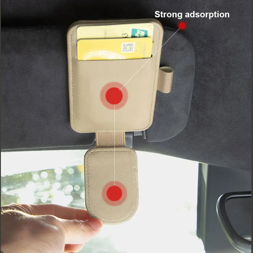Multifunctional Pu Leather Car - đánh giá và giá Pen Holder Magnetic