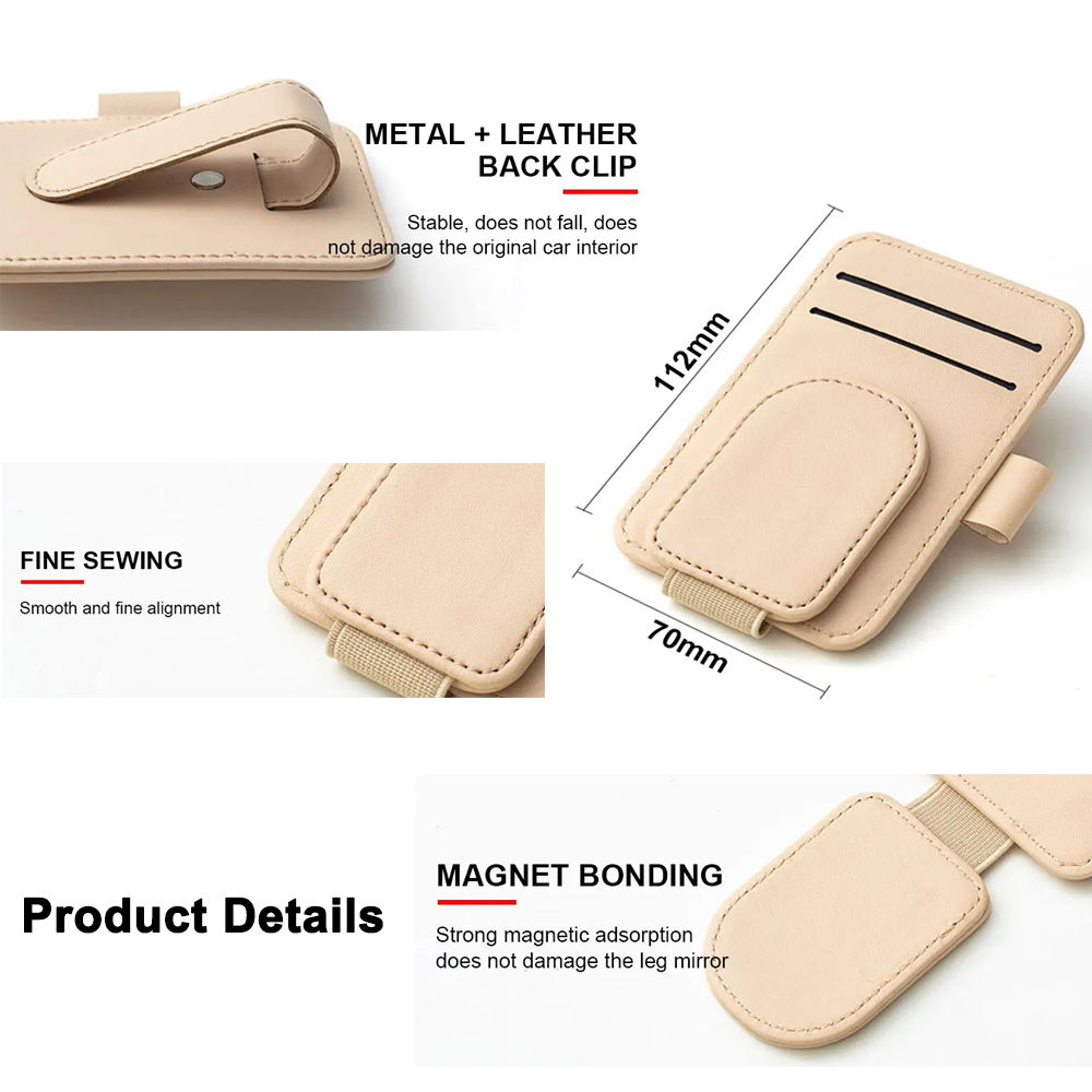 Multifunctional Pu Leather Car - đánh giá và giá Pen Holder Magnetic
